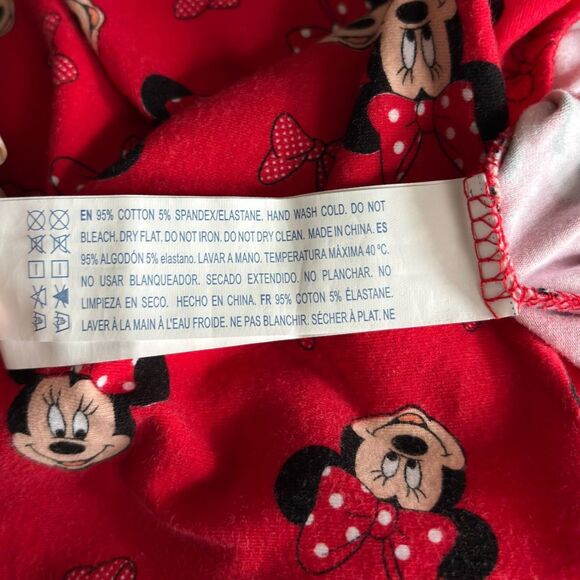 Disney Minnie Mouse Young Girl's Size 13/14 Tank One Piece Snap Bodysuit #F - Picture 5 of 5